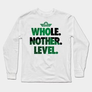 Next Level Lucky Green Retro Long Sleeve T-Shirt